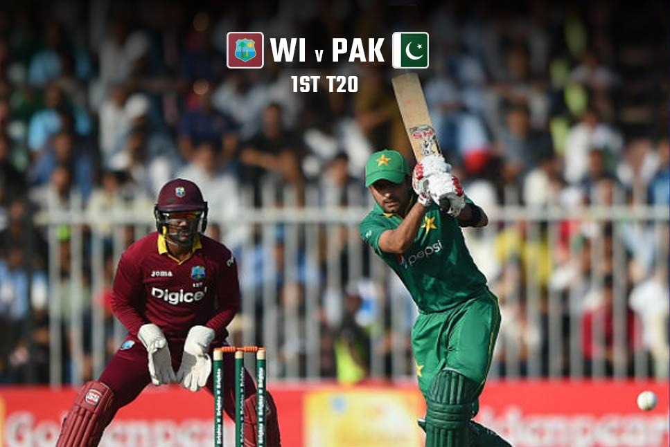 WI vs PAK, 1st T20I