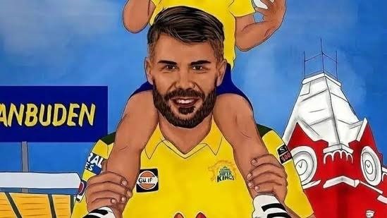 David Warner shares photo wearing CSK jersey ahead of final, deletes it later