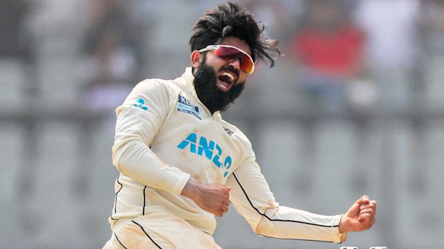 Ajaz Patel gifts 10-wicket haul ball, Test jersey to MCA for the upcoming museum at Wankhede Stadium